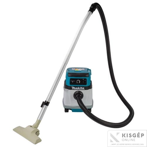 Makita DVC150LZ 2x18V LXT Li-ion és hálózati 9,0/24kPa 70/320W száraz-nedves porszívó 15L Z