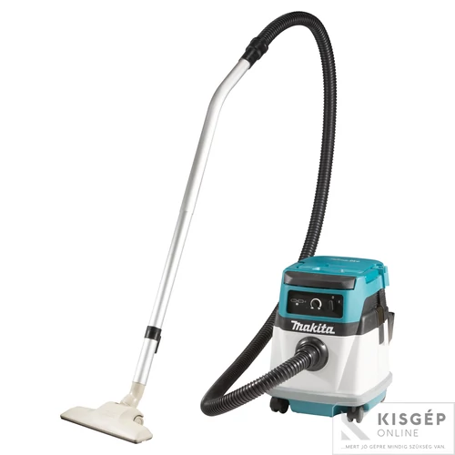 Makita DVC150LZ 2x18V LXT Li-ion és hálózati 9,0/24kPa 70/320W száraz-nedves porszívó 15L Z