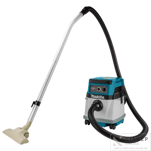 Makita DVC150LZ 2x18V LXT Li-ion és hálózati 9,0/24kPa 70/320W száraz-nedves porszívó 15L Z