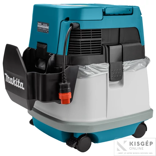 Makita DVC150LZ 2x18V LXT Li-ion és hálózati 9,0/24kPa 70/320W száraz-nedves porszívó 15L Z