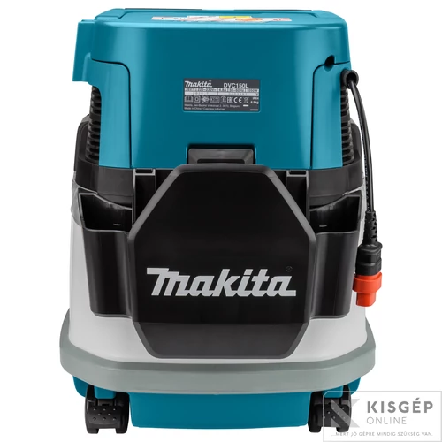 Makita DVC150LZ 2x18V LXT Li-ion és hálózati 9,0/24kPa 70/320W száraz-nedves porszívó 15L Z