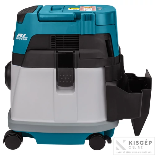 Makita DVC155LZX2 2x18V LXT Li-ion BL 11kPa 105W száraz-nedves porszívó 15L Z
