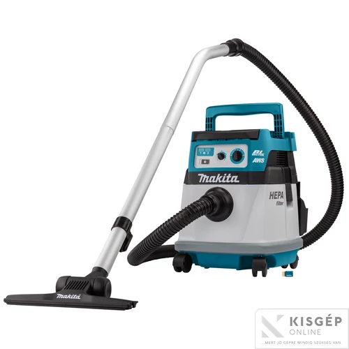 Makita DVC157LZX3 2x18V LXT Li-ion BL AWS 11kPa 110W HEPA száraz porszívó 15L Z