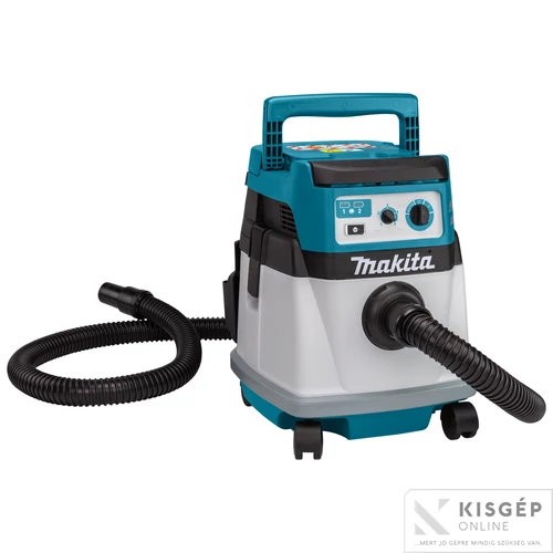 Makita DVC157LZX3 2x18V LXT Li-ion BL AWS 11kPa 110W HEPA száraz porszívó 15L Z