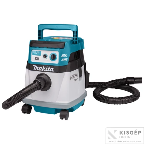 Makita DVC157LZX3 2x18V LXT Li-ion BL AWS 11kPa 110W HEPA száraz porszívó 15L Z