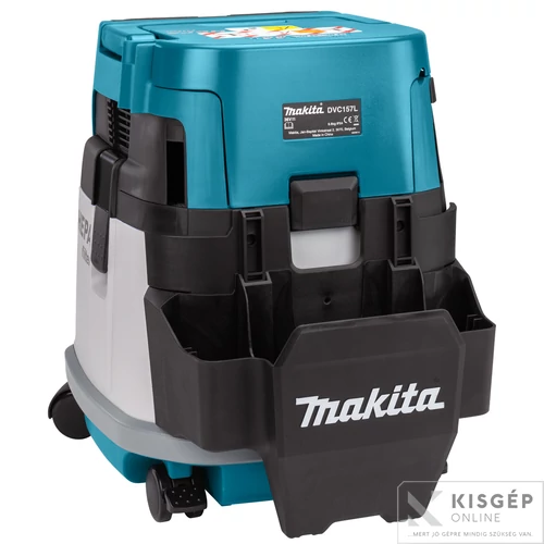 Makita DVC157LZX3 2x18V LXT Li-ion BL AWS 11kPa 110W HEPA száraz porszívó 15L Z