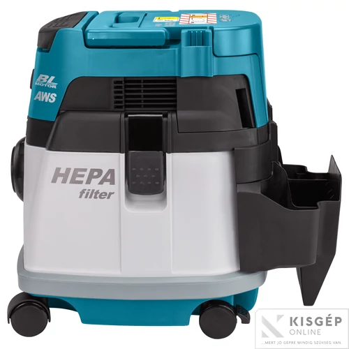 Makita DVC157LZX3 2x18V LXT Li-ion BL AWS 11kPa 110W HEPA száraz porszívó 15L Z