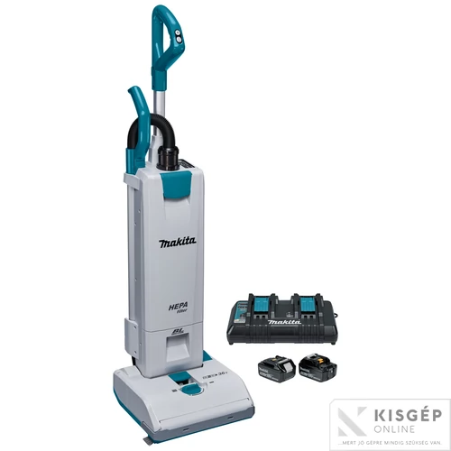 Makita DVC560PT2 2x18V LXT Li-ion BL 12kpa 85W álló porszívó 2x5,0Ah