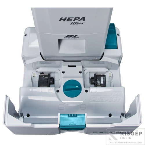 Makita DVC560PT2 2x18V LXT Li-ion BL 12kpa 85W álló porszívó 2x5,0Ah