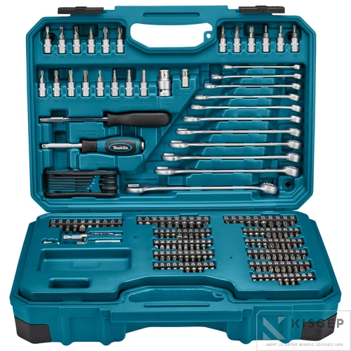 Makita 221 részes szerszámkészlet műanyag kofferben