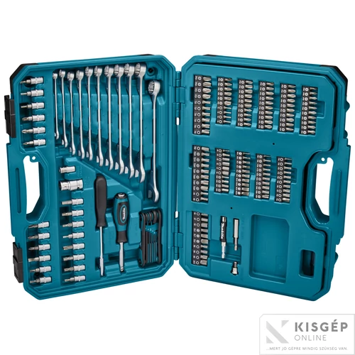 Makita 221 részes szerszámkészlet műanyag kofferben