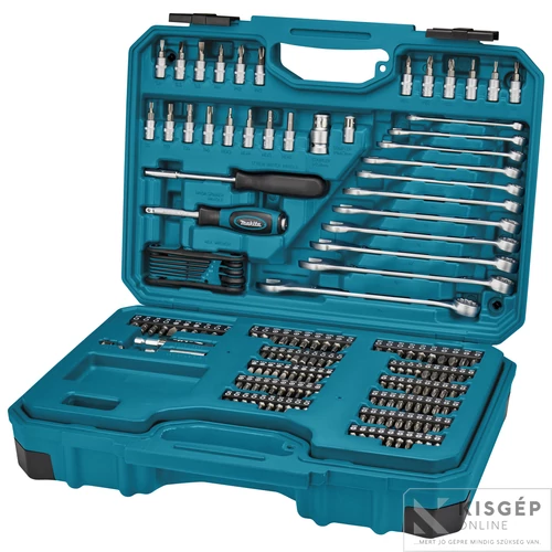 Makita 221 részes szerszámkészlet műanyag kofferben
