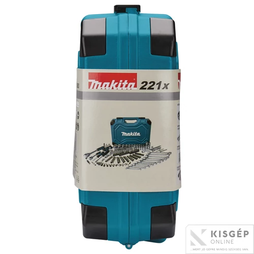 Makita 221 részes szerszámkészlet műanyag kofferben