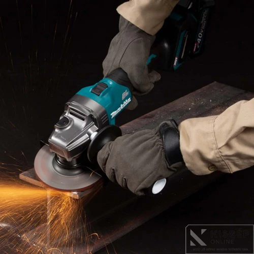 Makita GA005GM201 40V max XGT Li-ion BL 125mm sarokcsiszoló + FÉK 2x4,0Ah szett