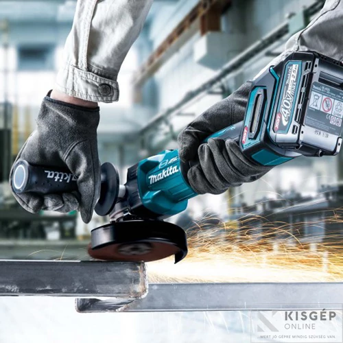 Makita GA005GM201 40V max XGT Li-ion BL 125mm sarokcsiszoló + FÉK 2x4,0Ah szett