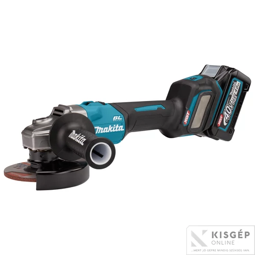 Makita GA026GM201 40Vmax XGT Li-ion BL AWS 125mm sarokcsiszoló 2x4,0Ah