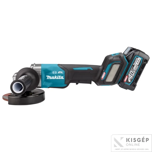 Makita GA029GM201 40Vmax XGT Li-ion BL AWS 125mm sarokcsiszoló + FÉ2x4,0Ah