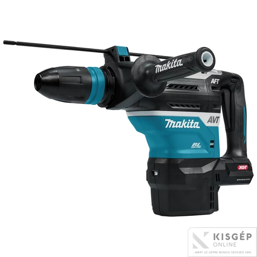 Makita HR005GT202 40Vmax XGT Li-ion BL AWS 40mm 8,0J SDS-Max fúró-vésőkalapács 2x5,0Ah + WUT01