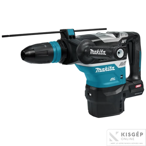 Makita HR005GT202 40Vmax XGT Li-ion BL AWS 40mm 8,0J SDS-Max fúró-vésőkalapács 2x5,0Ah + WUT01