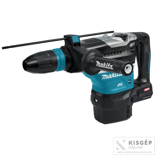Makita HR005GT202 40Vmax XGT Li-ion BL AWS 40mm 8,0J SDS-Max fúró-vésőkalapács 2x5,0Ah + WUT01