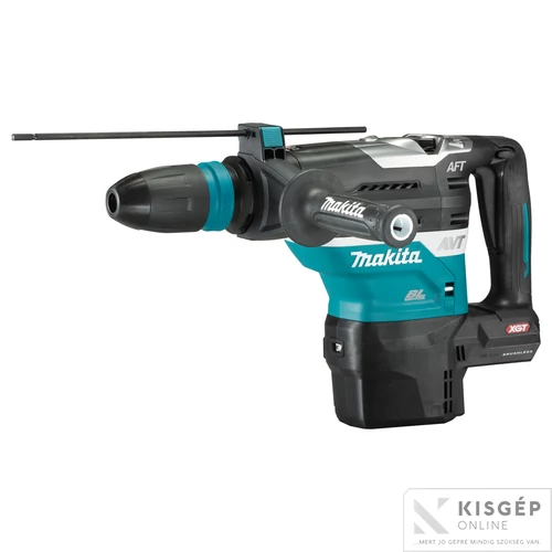 Makita HR005GT202 40Vmax XGT Li-ion BL AWS 40mm 8,0J SDS-Max fúró-vésőkalapács 2x5,0Ah + WUT01