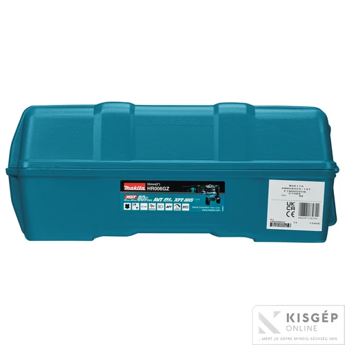 Makita HR006GZ 2x40Vmax XGT Li-ion BL AWS 52mm 21,4 SDS-Max fúró-vésőkalapács Z