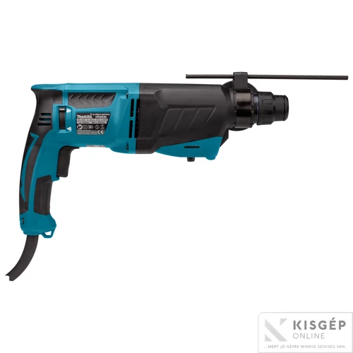 Makita 800W 2,4J SDS-Plus fúró-vésőkalapács + SDS-Plus tokmány