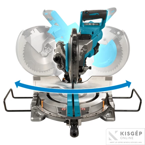 Makita LS004GZ01 40Vmax XGT Li-ion BL AWS 260mm gérvágó dual DXT Z