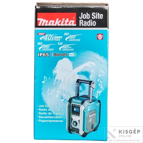 Makita MR007GZ 12V-40V Li-ion BLUETOOTH akkus rádió akku és töltő nélkül Z