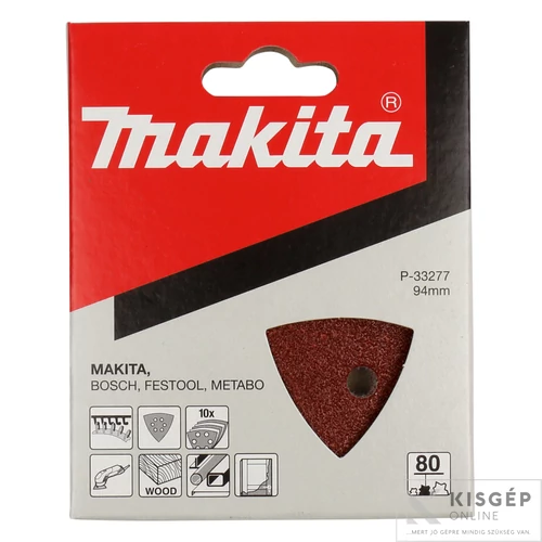 Makita multi csiszolólap longlife 80 10db
