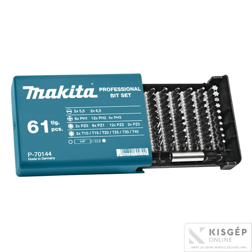 Makita 61db-os bitkészlet