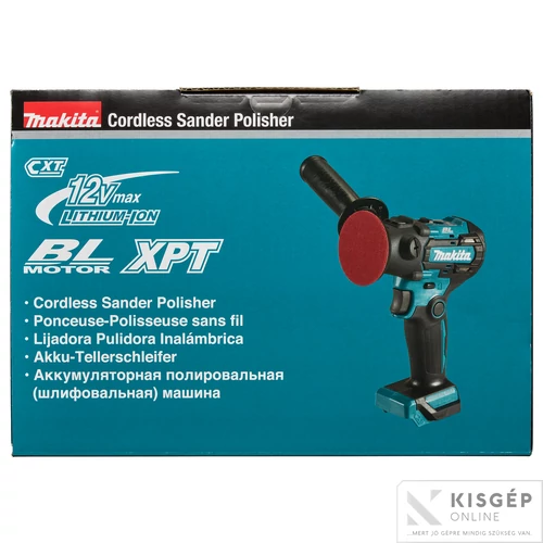 Makita PV301DZ 12Vmax CXT Li-ion BL csiszológép Z