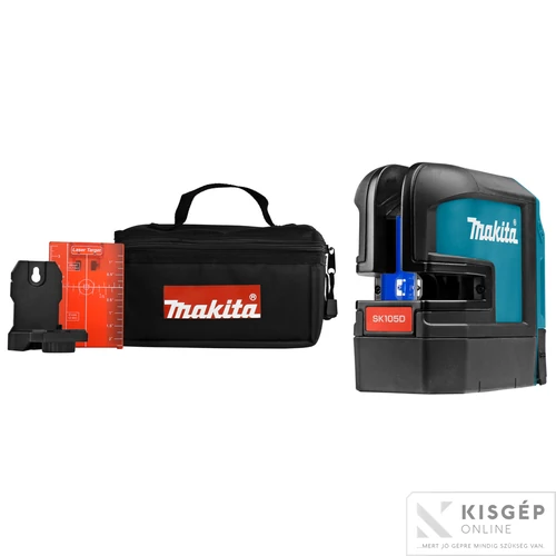 Makita SK105DZ 10,8V CXT Li-ion kereszt lézer PIROS Z