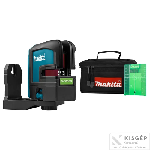 Makita SK105GDZ 10,8V CXT Li-ion kereszt lézer ZÖLD Z