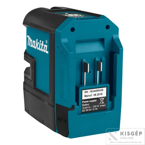 Makita SK106GDZ 10,8V CXT Li-ion kereszt és pont lézer ZÖLD Z