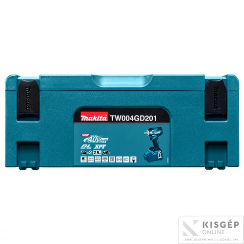 Makita TW004GD201 40V max XGT Li-ion BL 350Nm ütvecsavarbehajtó 1/2