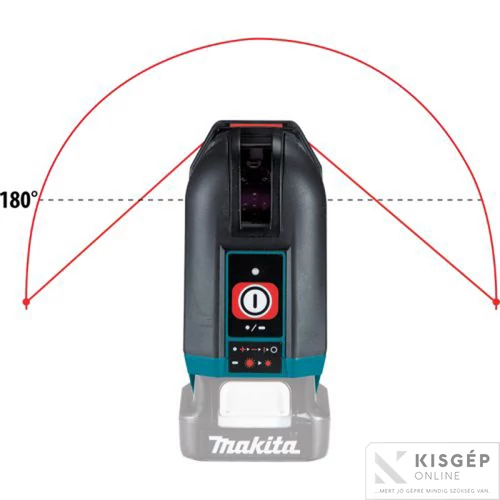 Makita SK105DZ 10,8V CXT Li-ion kereszt lézer PIROS Z