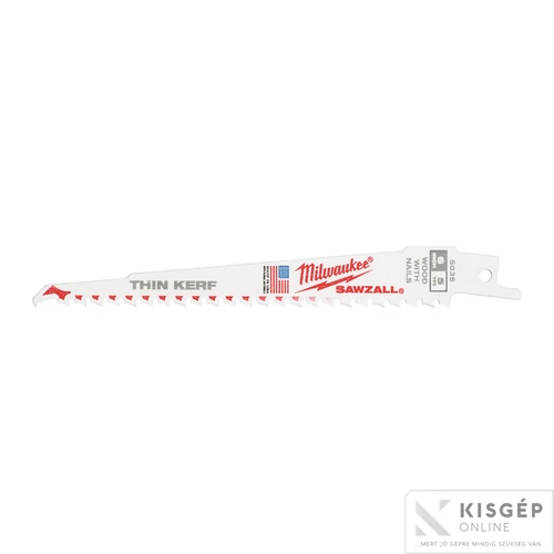 Milwaukee Szablyafűrészlapok 150/4,2 mm Bimetal, Co (5 db/cs)