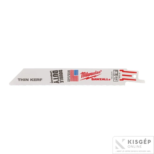 Milwaukee Szablyafűrészlapok 150/1 mm Bimetal, Co (5 db/cs)