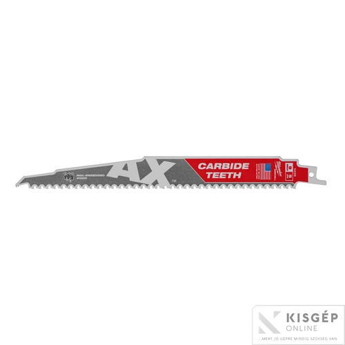 Milwaukee Szablyafűrészlap TCT AX Carbide 230 mm - 1 db