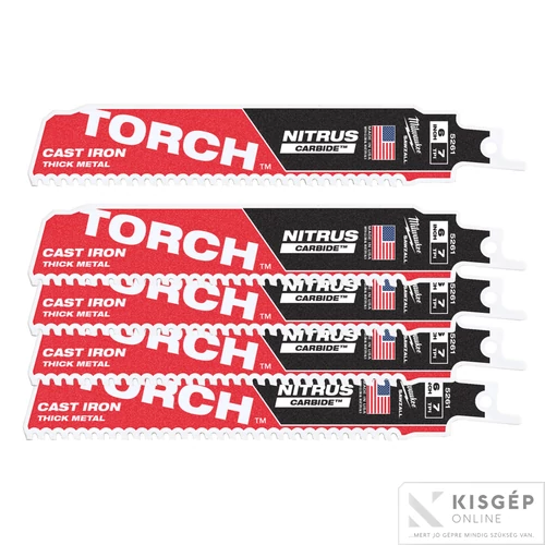 Milwaukee Szablyafűrészlap TORCH™ NITRUS 150/7T - (5 db/cs)