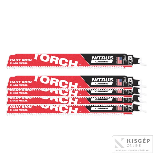 Milwaukee Szablyafűrészlap TORCH™ NITRUS 230/7T - (5 db/cs)