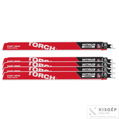 Milwaukee Szablyafűrészlap TORCH™ NITRUS 300/7T - (5 db/cs)