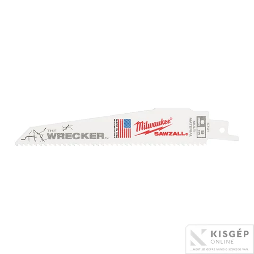 Milwaukee Szablyafűrészlap 150 mm, 8/3,2 mm Bimetal, Co (5 db/cs)