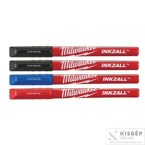 Milwaukee INKZALL™ Filctoll 0,6 mm hegyű Színes (4 darabos kiszerelés)