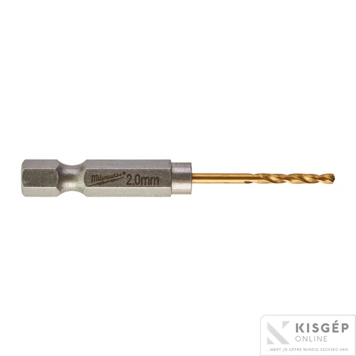 Milwaukee Fémfúró ShockWave HSS-G TiN 2 mm (2 db/cs)