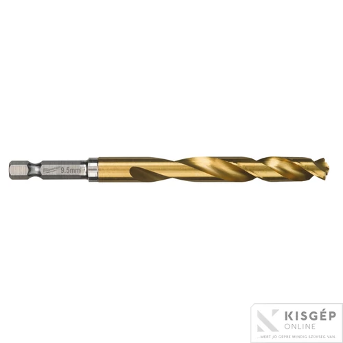 Milwaukee Fémfúró Shockwave HSS-G TiN 9.5mm