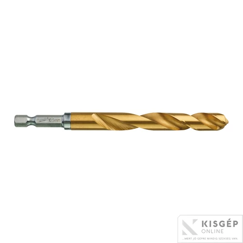 Milwaukee Fémfúró Shockwave HSS-G TiN 10.5mm