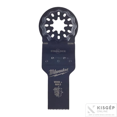 Milwaukee Multitool Keskeny merülő fűrészlap 20 mm Bimetál (Fa + Szeg)