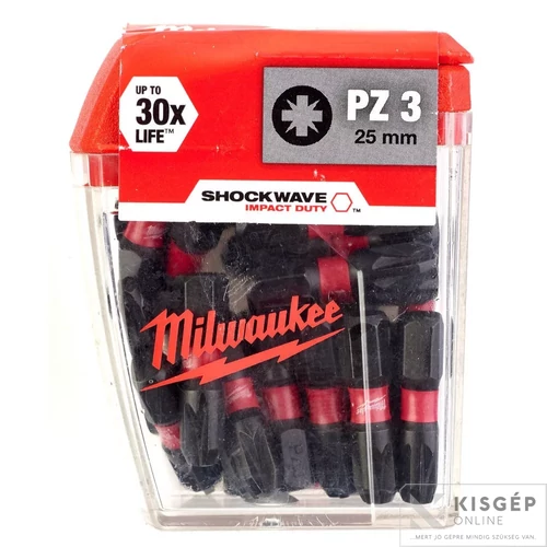 Milwaukee Shockwave bit CD PZ3 25mm (25 db/cs)